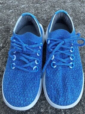 Allbirds Tree Dasher Sneakers in Buoyant Blue - Size 8.5
